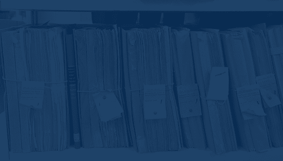 books image with navy overlay