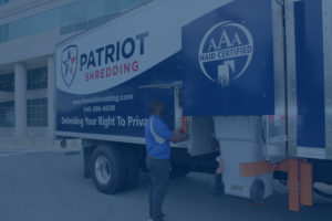 on site off site paper shredding washington dc maryland virginia